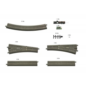 Roco géoline 51250 Coffret de voie complémentaire avec moteurs et décodeurs digital Roco Roco_51250 - 3