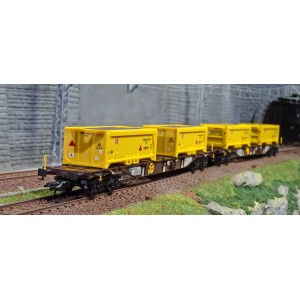 Trix 24136 Set de 2 wagons porte-conteneurs "Terrassement Stuttgart 21", AAE Trix Trix_24136 - 2