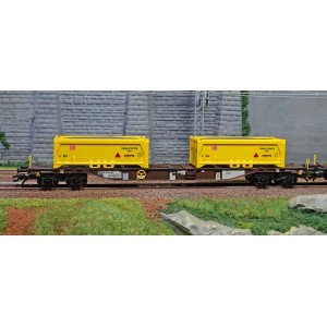 Trix 24136 Set de 2 wagons porte-conteneurs "Terrassement Stuttgart 21", AAE Trix Trix_24136 - 3