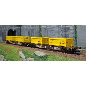 Trix 24136 Set de 2 wagons porte-conteneurs "Terrassement Stuttgart 21", AAE Trix Trix_24136 - 5