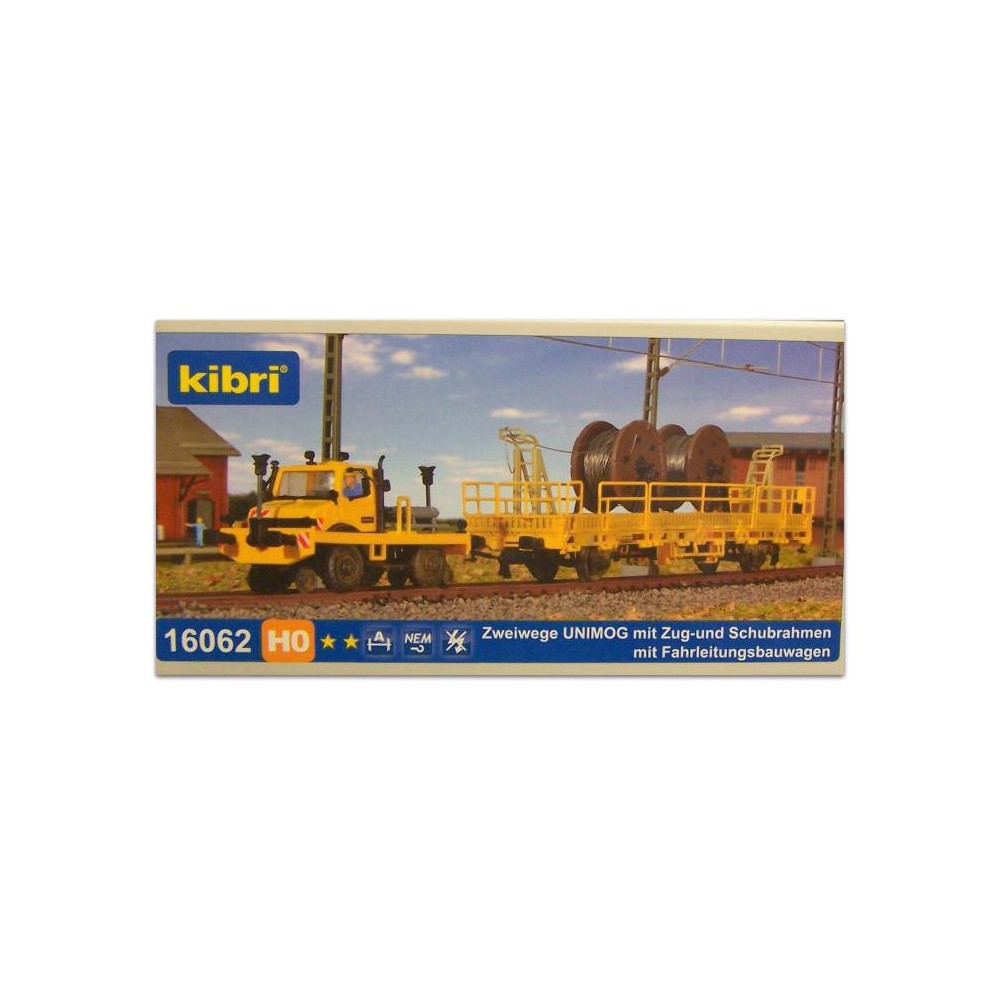 Kibri 16062 Engin Unimog pour entretien des voies Kibri Kibri_16062 - 1