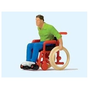 Preiser 28164 personnages, homme en fauteuil roulant Preiser Preiser_28164 - 1