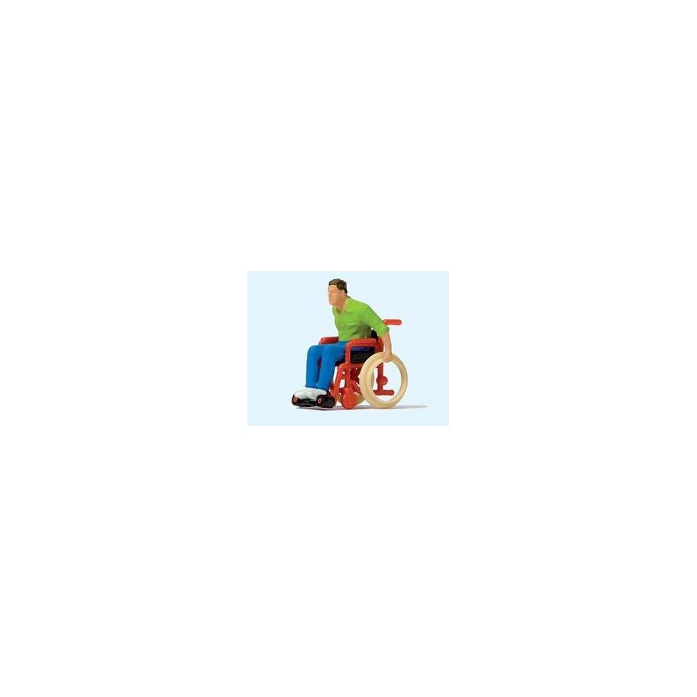 Preiser 28164 personnages, homme en fauteuil roulant Preiser Preiser_28164 - 1