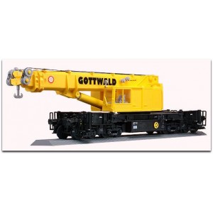 Kibri 26000 Wagon grue Gottwald GS 100.06 T, pour charge lourde et dépannage, télescopique Kibri Kibri_26000 - 1