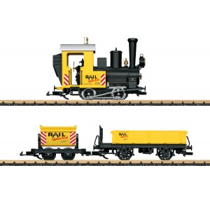 LGB 70503 Coffret de départ, avec locomotive vapeur et 2 wagons jaunes LGB LGB_70503 - 3