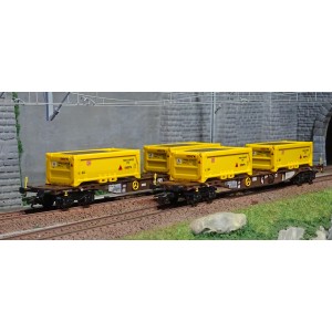 Trix 24138 Set de 2 wagons porte-conteneurs "Terrassement Stuttgart 21", AAE Trix Trix 24138 - 1