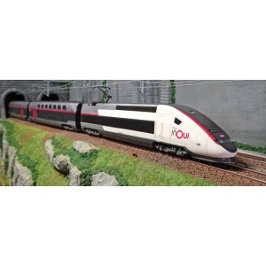 Coffret de départ TGV inOui Duplex SNCF - Jouef HJ1060 - 4 éléments, gamme  junior