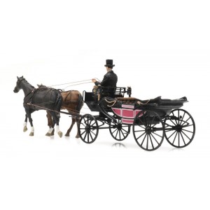 Artitec 387.423 Calèche ouverte avec chevaux et cocher Artitec Arti_387.423 - 5