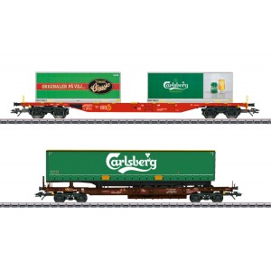 Marklin 47109 Set de 2 wagons de marchandises KLV "Carlsberg und Tuborg", AEE, DB AG Marklin Marklin_47109 - 4