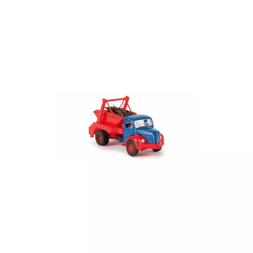 Sai 2666.2 Camion porteur Berliet GLR 8 ( 1949 - 1963 ), bleu/rouge, avec benne à ferraille Sai Sai_2666.2 - 1 Sai 2666.2 Camion porteur Berliet GLR 8 ( 1949 - 1963 ), bleu/rouge, avec benne à ferraille Sai Sai_2666.2 - 1