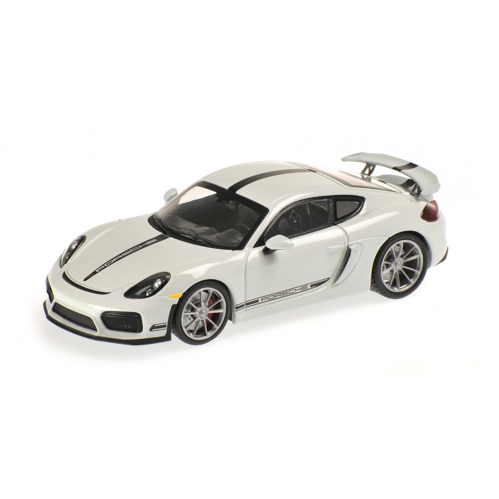 Minichamps 870066120 Voiture Porsche Cayman GT4 Blanche Busch véhicule Busch_870066120 - 1