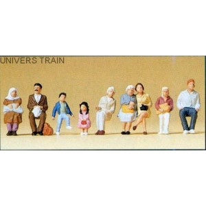 Preiser 10385 Personnages, pour le bus et le train Preiser Preiser_10385 - 1