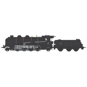 Ree Modeles MB-129 Locomotive à vapeur 6-141 E 458, SNCF, VEYNES Ree Modeles MB-129 - 6