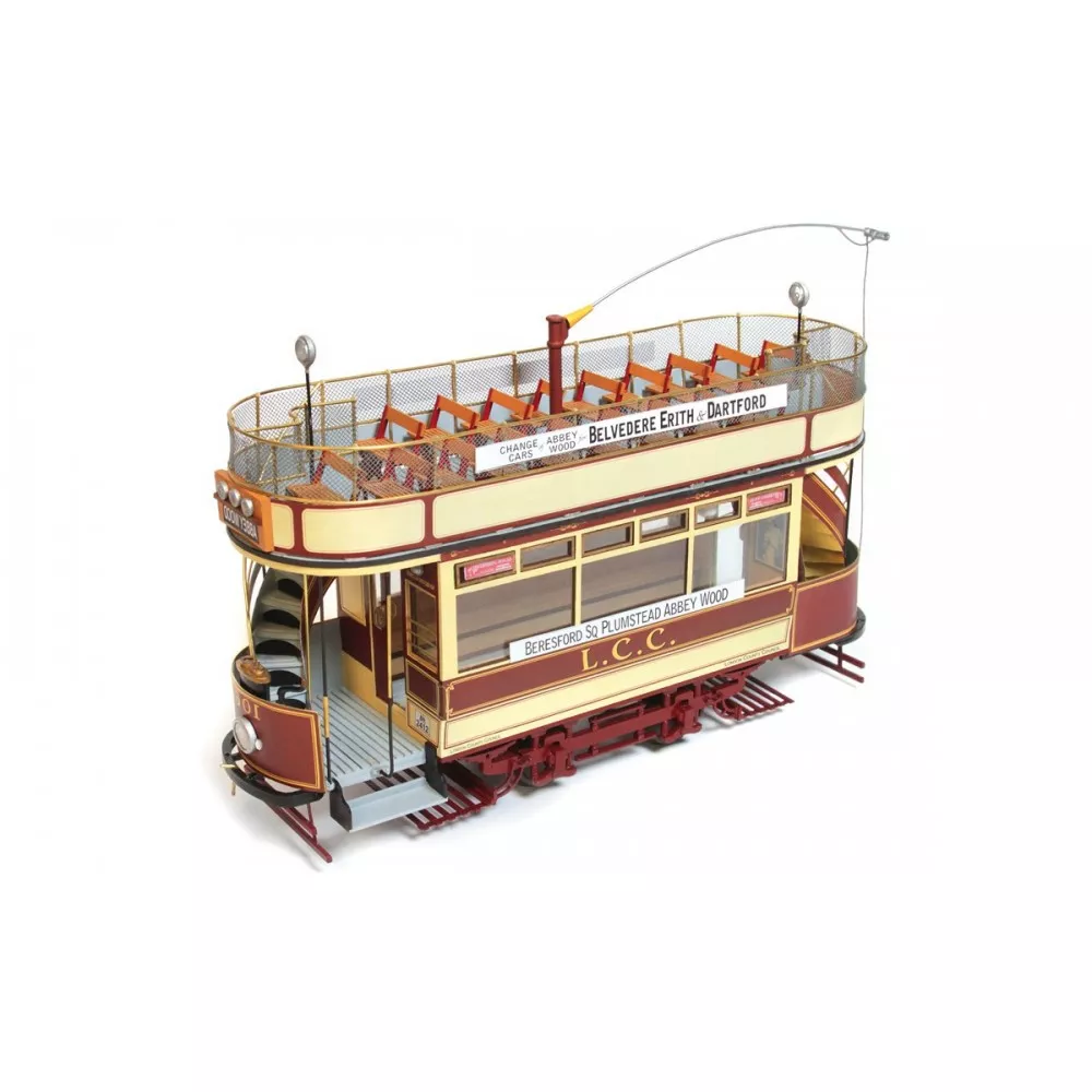 OcCre 53008 Tram London L.L.C. 106 1/24 kit construction bois métal OcCre 53008 - 1 OcCre 53008 Tram London L.L.C. 106 1/24 kit construction bois métal OcCre 53008 - 1