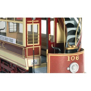 OcCre 53008 Tram London L.L.C. 106 1/24 kit construction bois métal OcCre 53008 - 5