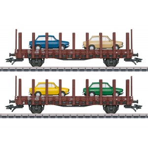 Marklin 46404 Set de 2 de wagons plats "DAF 66", NS Marklin Marklin_46404 - 5