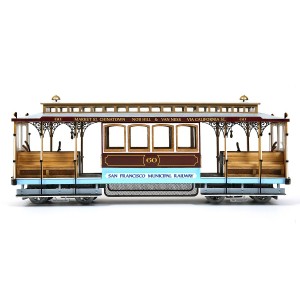 OcCre 53007 Tram Cable Car San Francisco 1/24 kit construction bois métal OcCre 53007 - 2