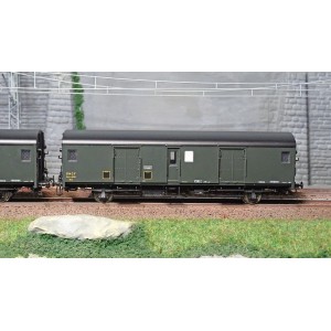 Models World 30301 Set de 2 Wagons fourgons, SNCF, Dqd2m, Vert 306, marquage 1950, feux fin de convoi Models World MW_30301 - 3