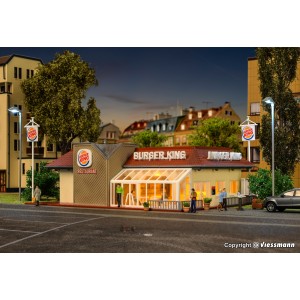 Vollmer 43632 Maquette, Restaurant Burger King, éclairé