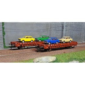 Marklin 46404 Set de 2 de wagons plats "DAF 66", NS Marklin Marklin_46404 - 1