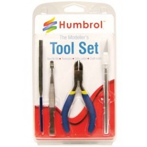 Humbrol HG9150 Set d'outils réalisation maquettes, petit coffret Humbrol AG9150 - 1