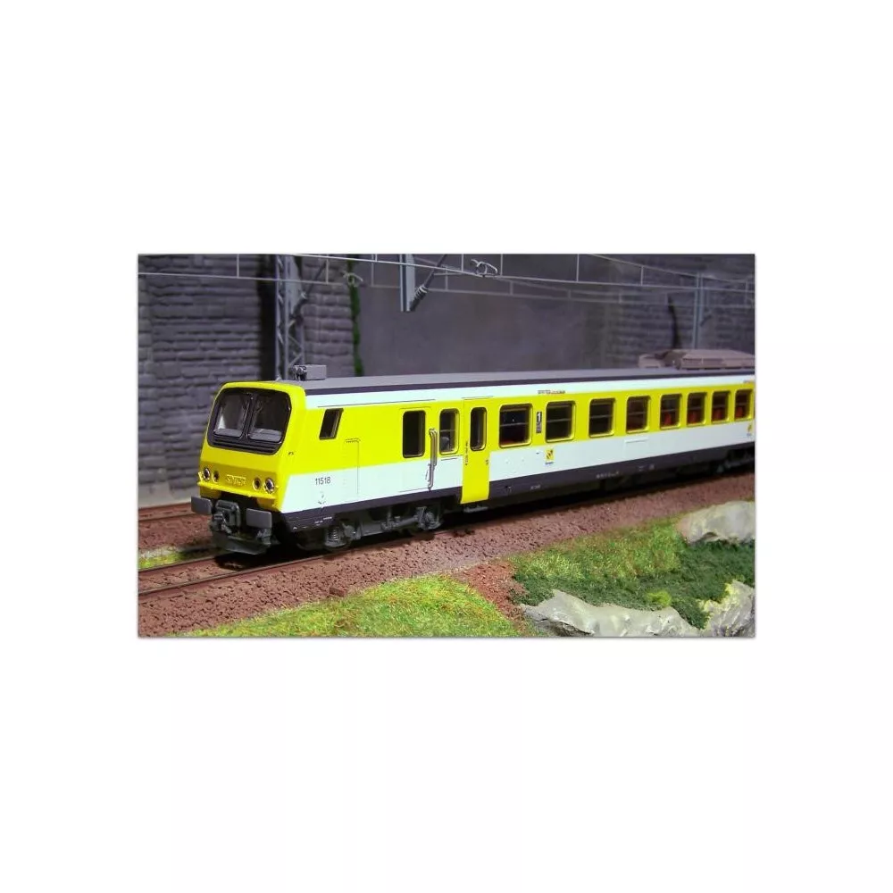Piko 96411 Autorail électrique sncf Z 2, Z-11518 livrée TER Lorraine, jaune Lythos, digital sonorisé Piko Piko_96411 - 1