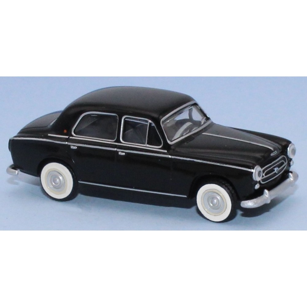 SAI 6200 Peugeot 403 8cv, noire, version luxe, pneus à flancs blancs Sai Sai_6200 - 1