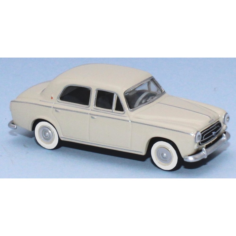 SAI 6201 Peugeot 403 8cv, beige ivoire, version luxe, pneus à flancs blancs Sai Sai_6201 - 1