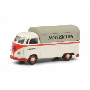 Schuco 452653802 Volkswagen Combi bâché publicitaire, blanc, MARKLIN Schuco Schuco_452653802 - 1