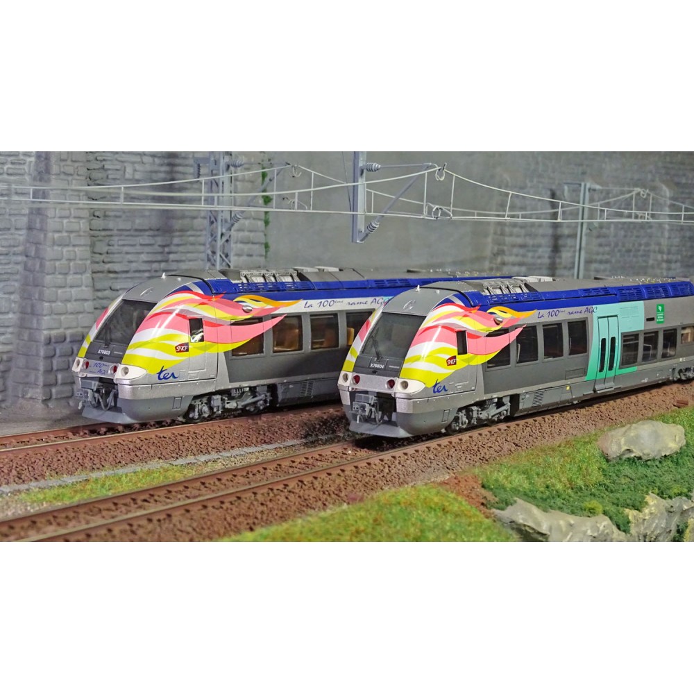 LS Models 10072S Autorail AGC X 76603, Picardie 100 ans, digital sonore Ls models Lsm_10072S - 1