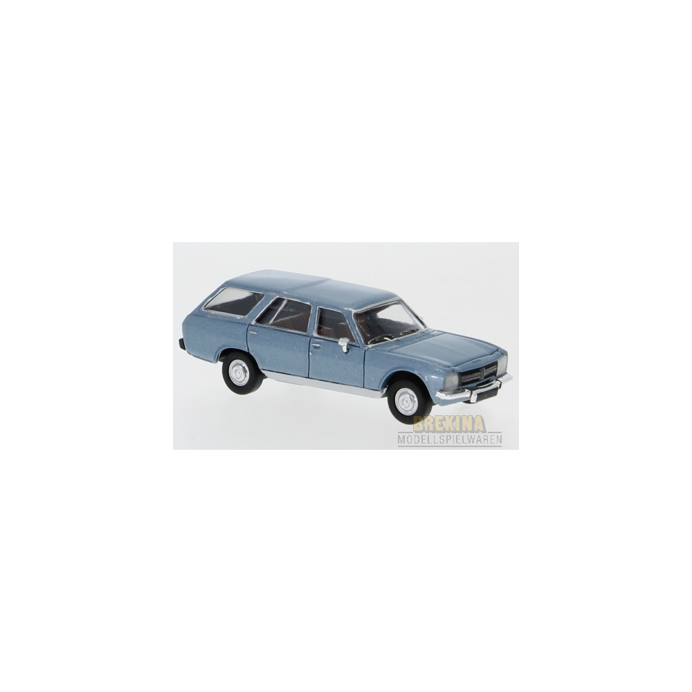 PCX 87 PCX870024 Peugeot 504 Break, bleu gris métallisé Sai Sai_2340 - 1