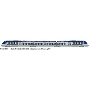 LS Models 10070S Autorail AGC X 76507, 3 caisses, TER neutre, Sortie usine, digital sonore Ls models Lsm_10070S - 6