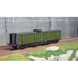 Ree Modeles VB350 Fourgon à bogies, ex-PLM, vert 306, vigie, SNCF Ree Modeles VB-350 - 1