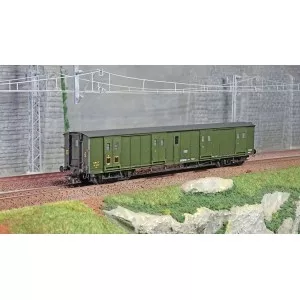 Ree Modeles VB352 Fourgon à bogies, ex-PLM, vert 306, SNCF Ree Modeles VB-352 - 1