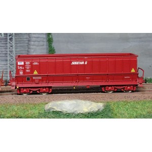 Ls Models 30805 Set de 2 wagons tombereaux, SNCF, DMH rouge UIC, VTG / SOGEWAG Ls models Lsm_30805 - 3