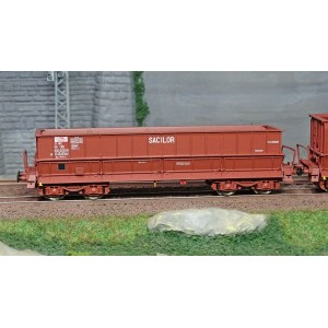Ls Models 32300 Set de 2 wagons tombereaux, SNCB, DM / DMH rouge UIC, SACILOR Ls models Lsm_32300 - 2