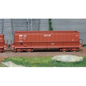 Ls Models 32300 Set de 2 wagons tombereaux, SNCB, DM / DMH rouge UIC, SACILOR Ls models Lsm_32300 - 3