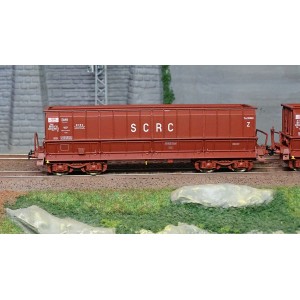 Ls Models 32302 Set de 2 wagons tombereaux, SNCB, DMH rouge UIC, SCRC Ls models Lsm_32302 - 2