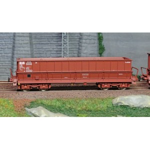 Ls Models 32303 Set de 2 wagons tombereaux, SNCB, DM / DMH rouge UIC, SACILOR Ls models Lsm_32303 - 2