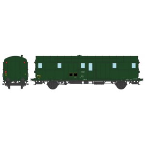 Ree Modeles VB315 Voiture fourgon OCEM 32, vert 306, feux fonctionnels, REGION EST, SNCF Ree Modeles VB-315 - 3