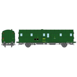 Ree Modeles VB319 Voiture fourgon OCEM 32, vert 301, feux fonctionnels, REGION EST, SNCF Ree Modeles VB-319 - 3