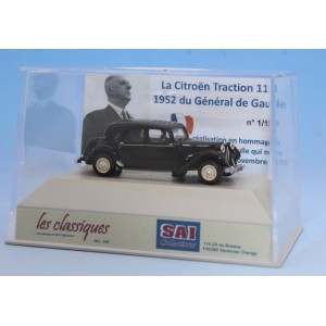 SAI 6117 Citroën Traction 11B 1952, noire du Général De Gaulle Sai Sai_6117 - 1