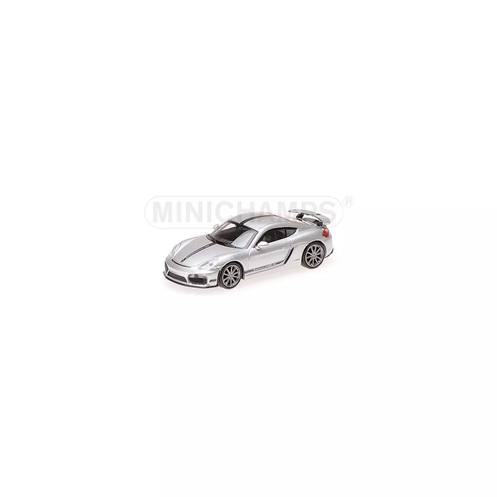 Minichamps 870066124 Voiture Porsche Cayman GT4 2016, grise Busch véhicule Busch_870066124 - 1 Minichamps 870066124 Voiture Porsche Cayman GT4 2016, grise Busch véhicule Busch_870066124 - 1