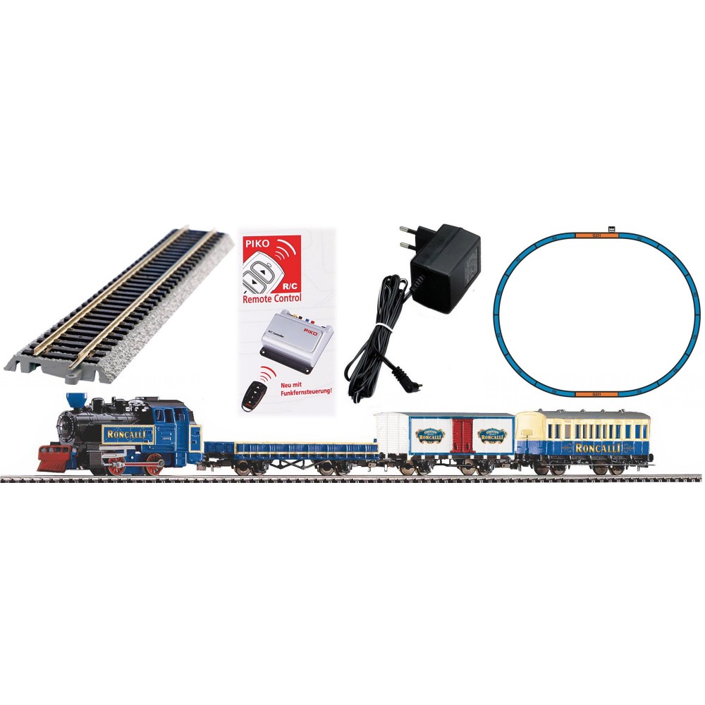 Piko 57142 Coffret de départ analogique avec locomotive vapeur cirque Roncalli et 3 wagons Piko Piko_57142 - 1