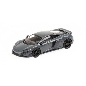 Minichamps 870154420 Voiture McLaren 675LT coupé 2015, gris Busch véhicule Busch_870154420 - 1