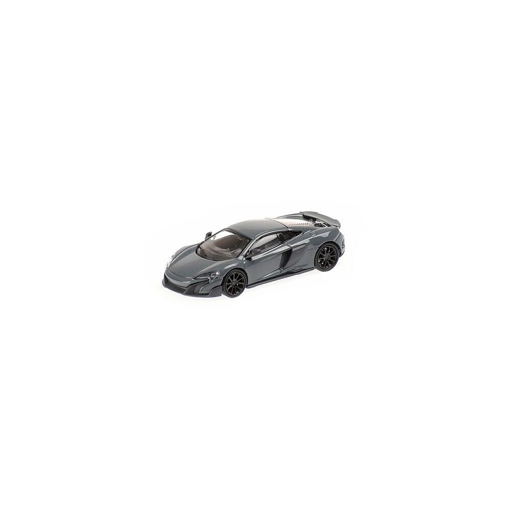 Minichamps 870154420 Voiture McLaren 675LT coupé 2015, gris Busch véhicule Busch_870154420 - 1