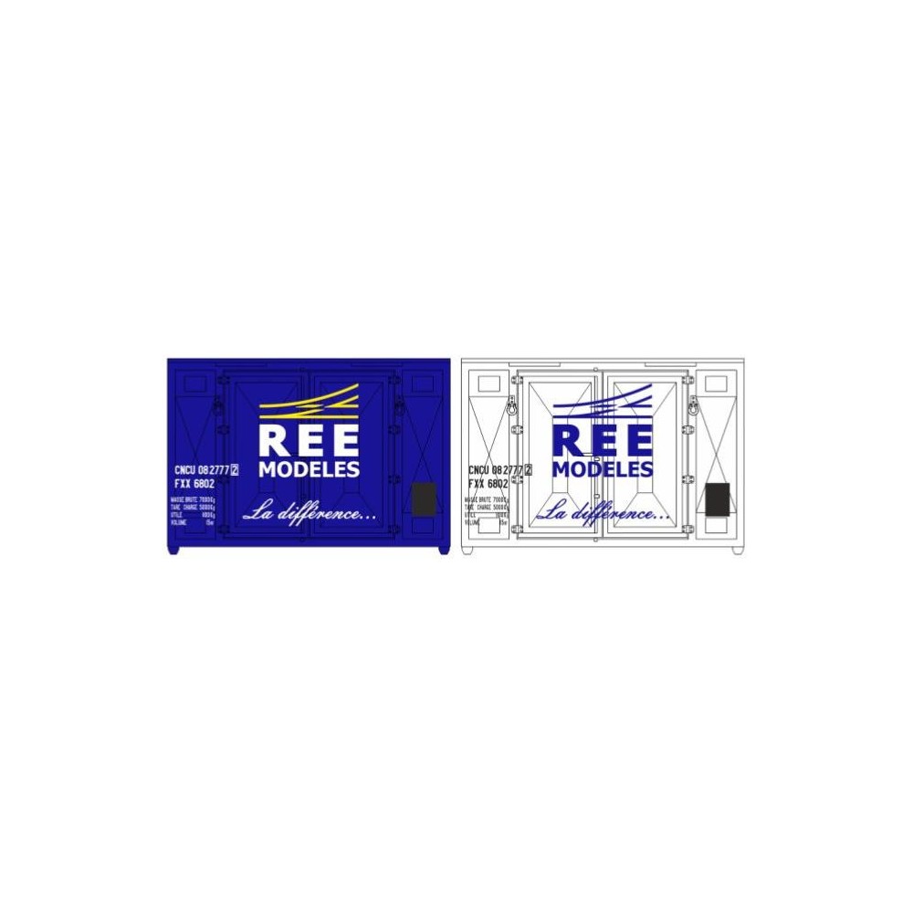 Ree Modeles XB 062 Set de 2 Cadres publicitaires REE Modeles Ree Modeles XB-062 - 1