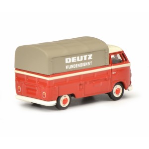 Schuco 452641000 Volkswagen T1b pick-up rouge bâché, "Deutz Service" Schuco Schuco_452641000 - 2