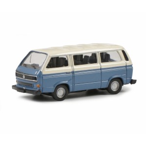 Schuco 452650900 Volkswagen T3a Bus L, bleu et blanc Schuco Schuco_452650900 - 1