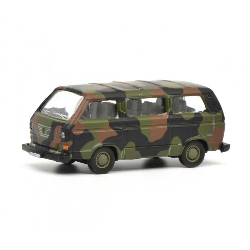 Schuco 452636600 Volkswagen Bus T3 militaire, camouflage Schuco Schuco_452636600 - 1